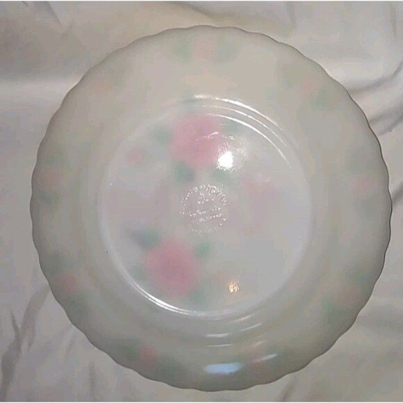 10" Hand Painted Anchor Hocking Suburbia Plate Mother's Day Vintage - Picture 3 of 4